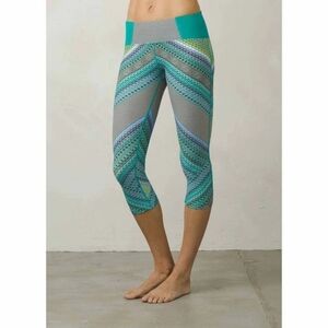Prana Women's Rai Swim Leggings in EMERALD RIVIERA Size Large